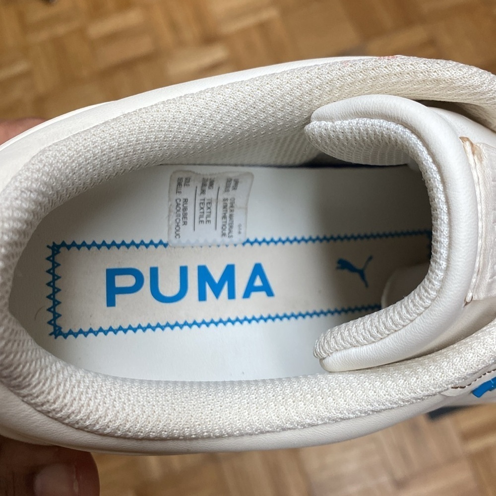Puma Platform Mayze Infuse Pristine Chunky Sneakers “Cream Blue” - Picture 17 of 17